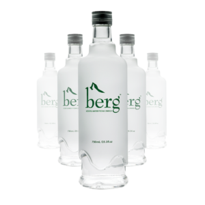 Berg Premium Glass Bottle Water, 12 pack